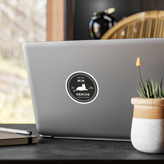 Min Genius Medallion Series Kiss-Cut Vinyl Decals