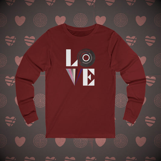 OT7 Long Sleeve Shirt - Love Record - Soft Unisex T-Shirt