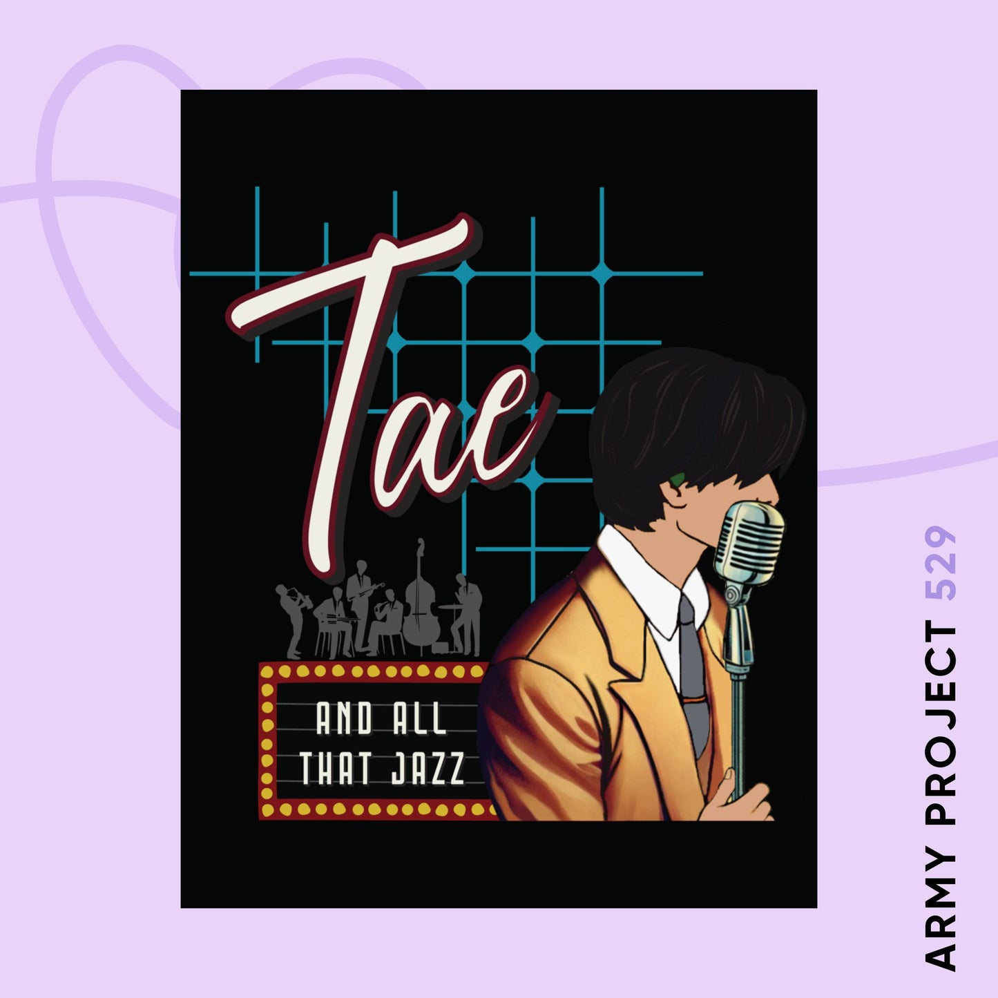 Taehyung 1950s Retro Series Matte Poster
