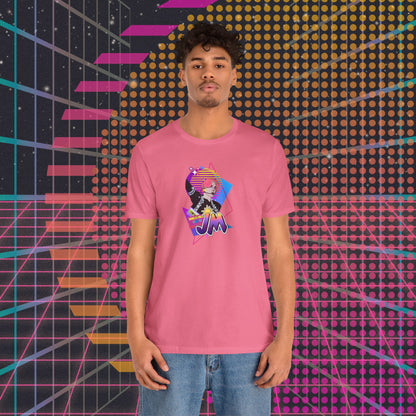 Jimin Short Sleeve Shirt - Fanmade BTS Retro Series - 80s Pop Aesthetic - Soft Unisex T-Shirt