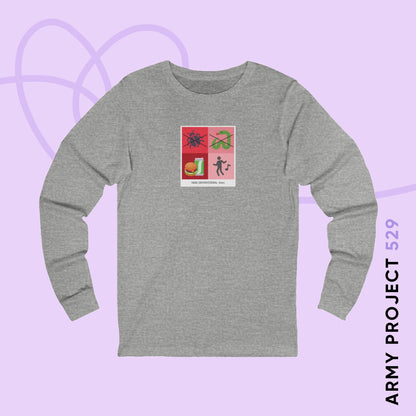 Hobi Long Sleeve Shirt - Funny Fanmade BTS Merch - Care Instructions - Soft Unisex T-Shirt