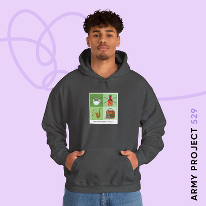 Taehyung Hoodie - Funny Fanmade BTS Merch - Care Instructions - Cozy Unisex Sweatshirt
