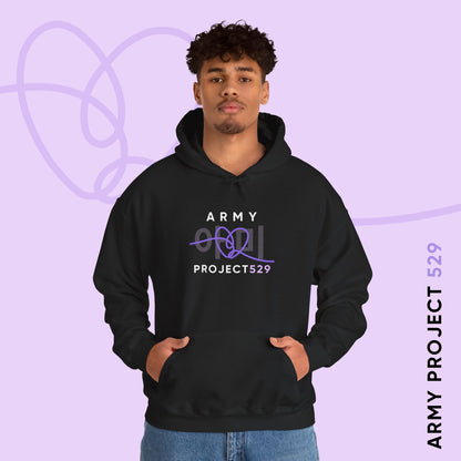 ARMY Project 529 Hoodie - ARMY Apparel - Cozy Unisex Sweatshirt