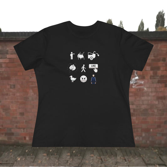 Namjoon Women's Tee - "Like a Duck" - Clever Fanmade BTS Apparel - Soft Jersey T-Shirt