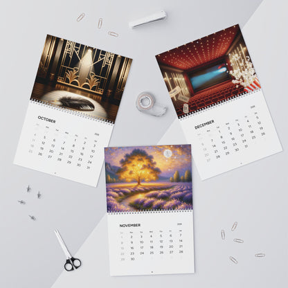 Fanmade BTS 2026 Wall Calendar - 'Guess the Song' - Original Music-Inspired Artwork