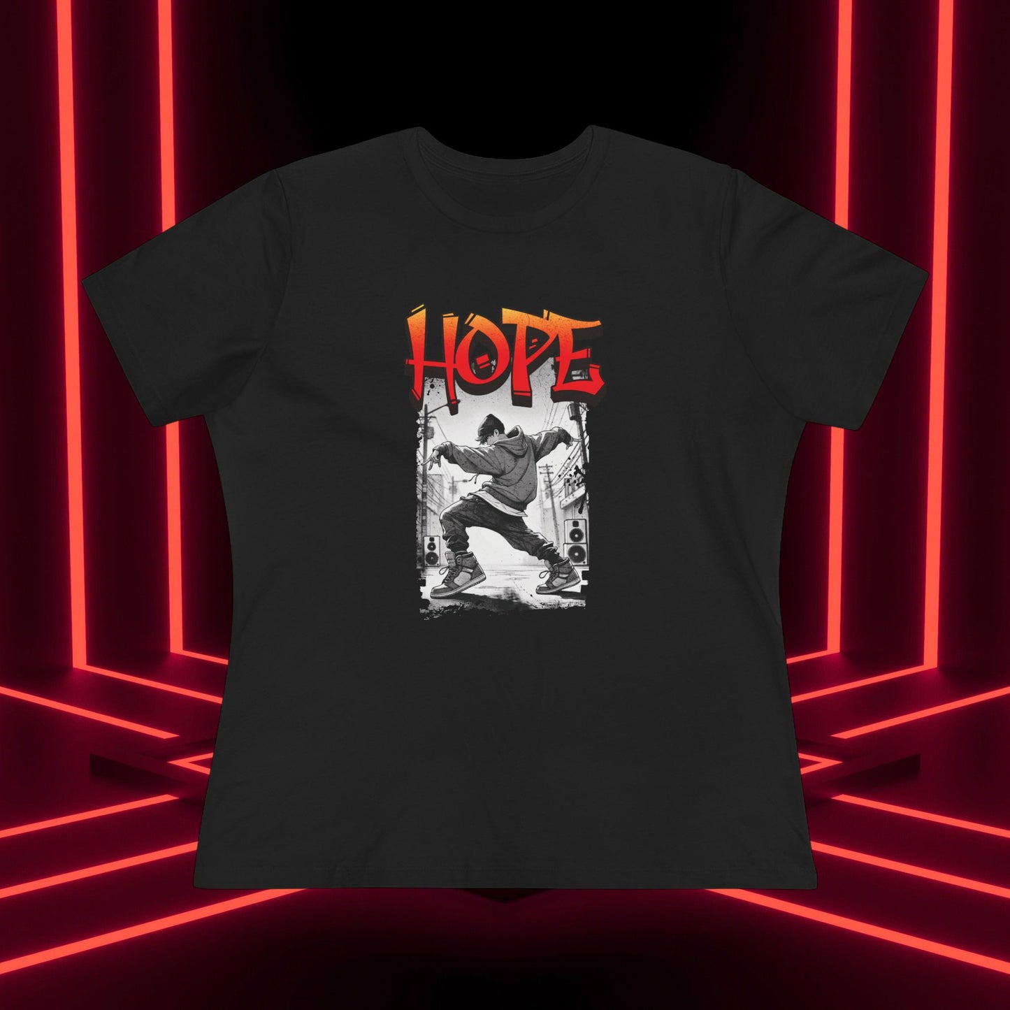 Hobi Concert Women's Tee - HOTS with Hope - Fanmade BTS Merch - Soft Jersey T-Shirt