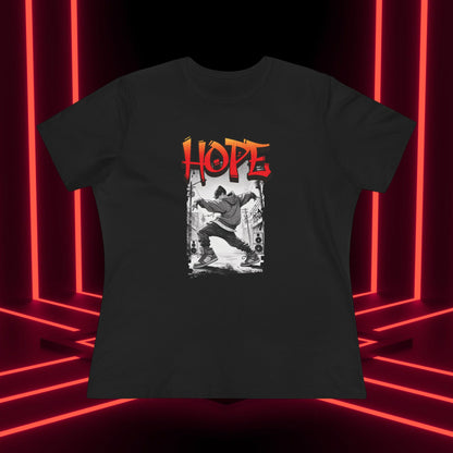 Hobi Concert Women's Tee - HOTS with Hope - Fanmade BTS Merch - Soft Jersey T-Shirt