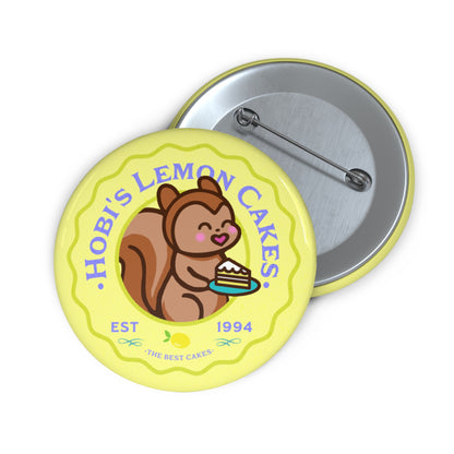 Hobi Button Pin - Cute Fanmade BTS Merch - Hobi's Lemon Cakes - Durable ARMY Accessory