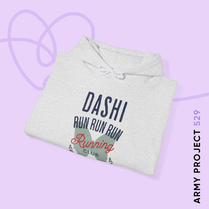 OT7 Hoodie - Dashi Running Club - Fanmade BTS Merch - Cozy Unisex Sweatshirt