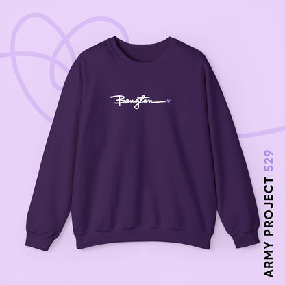 Handwritten Bangtan Unisex Heavy Blend™ Crewneck Sweatshirt