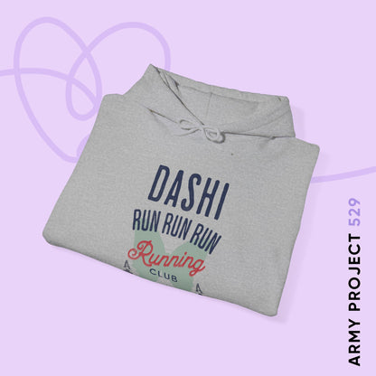 OT7 Hoodie - Dashi Running Club - Fanmade BTS Merch - Cozy Unisex Sweatshirt