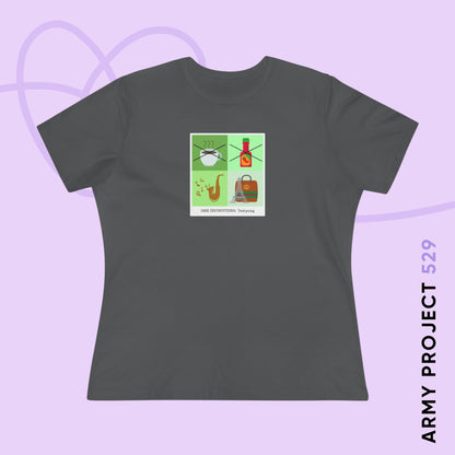 Taehyung Care Instructions Women's Relaxed Jersey Short Sleeve Tee