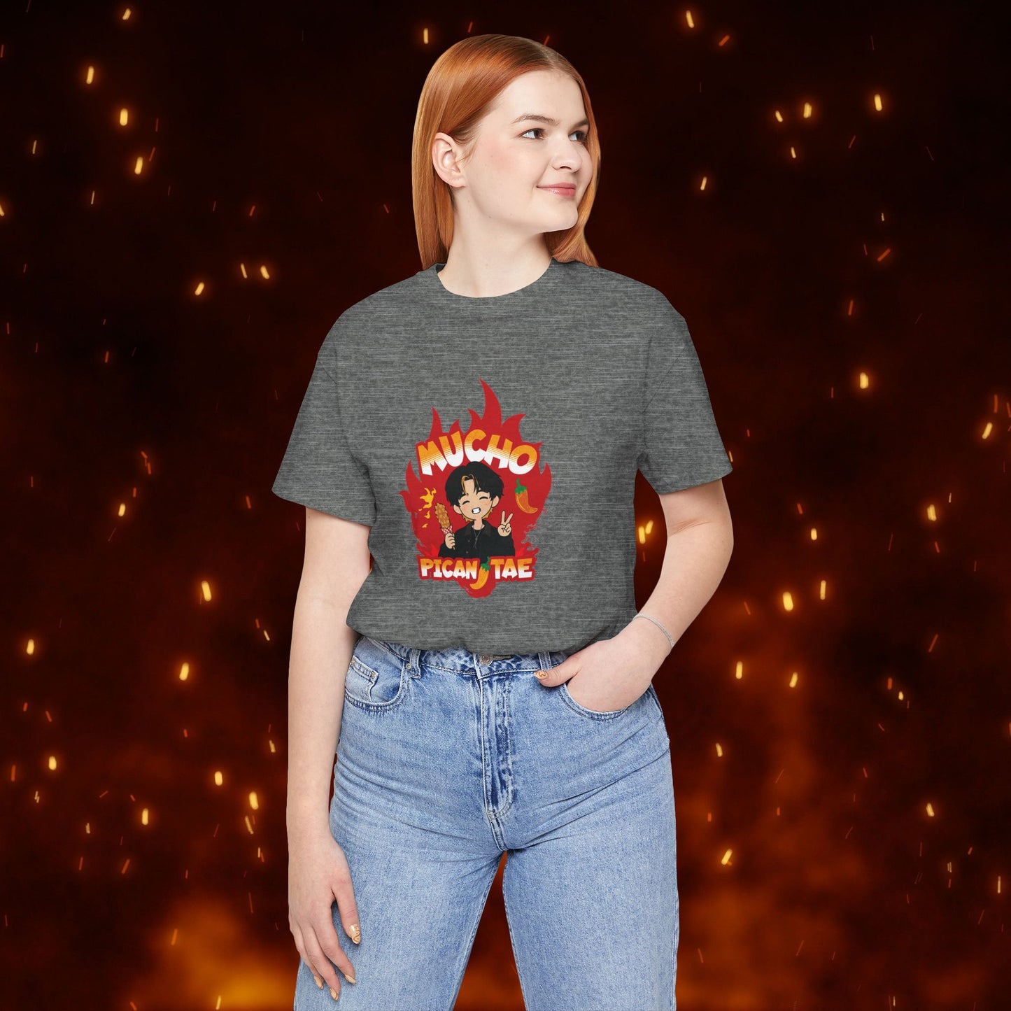 Taehyung Short Sleeve Shirt - Mucho PicanTae - Unisex Jersey T-Shirt