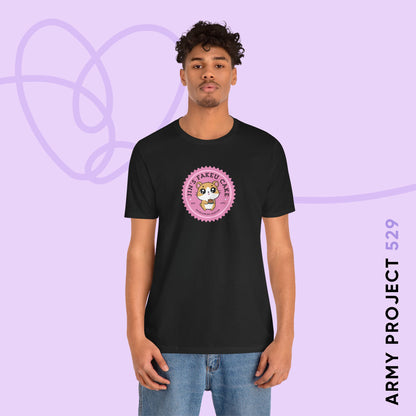 Jin Short Sleeve Shirt - Cute Fanmade BTS Merch - Jin's Fakeu Cake - Soft Unisex T-Shirt