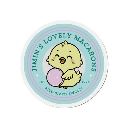 Jimin Fridge Magnet - Cute Fanmade BTS Merch - Jimin's Lovely Macarons - Subtle ARMY Decor