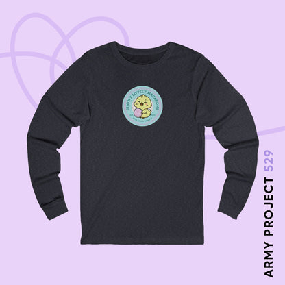Jimin Long Sleeve Shirt - Cute Fanmade BTS Merch - Jimin's Lovely Macarons - Soft Unisex T-Shirt