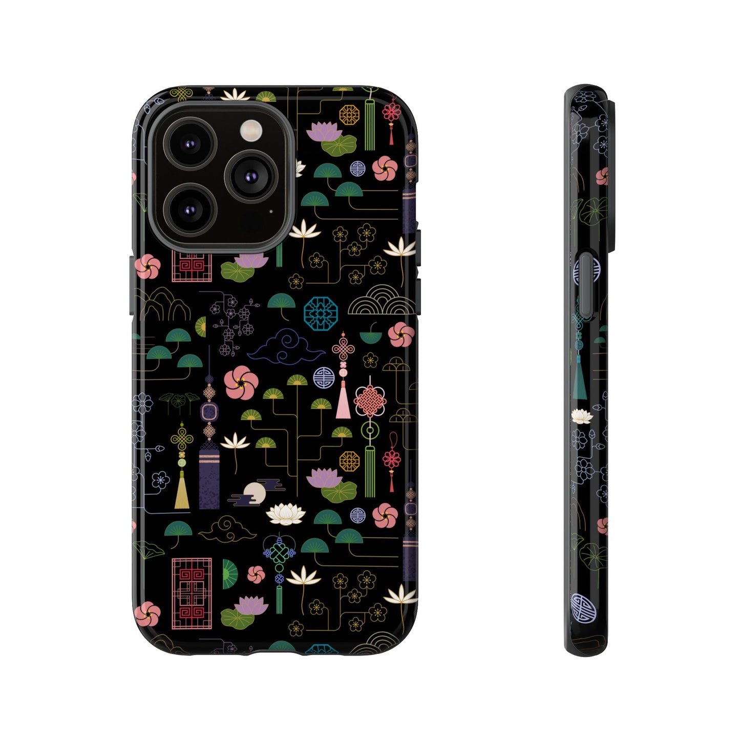 Norigae Night Garden Tough Phone Case - Elegant K-Pop Merch - iPhone, Galaxy, Pixel Cover