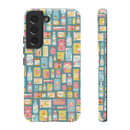 Sweet Pastel Korean Snacks Tough Phone Case - Cute K-Pop Merch - iPhone, Galaxy, Pixel Cover