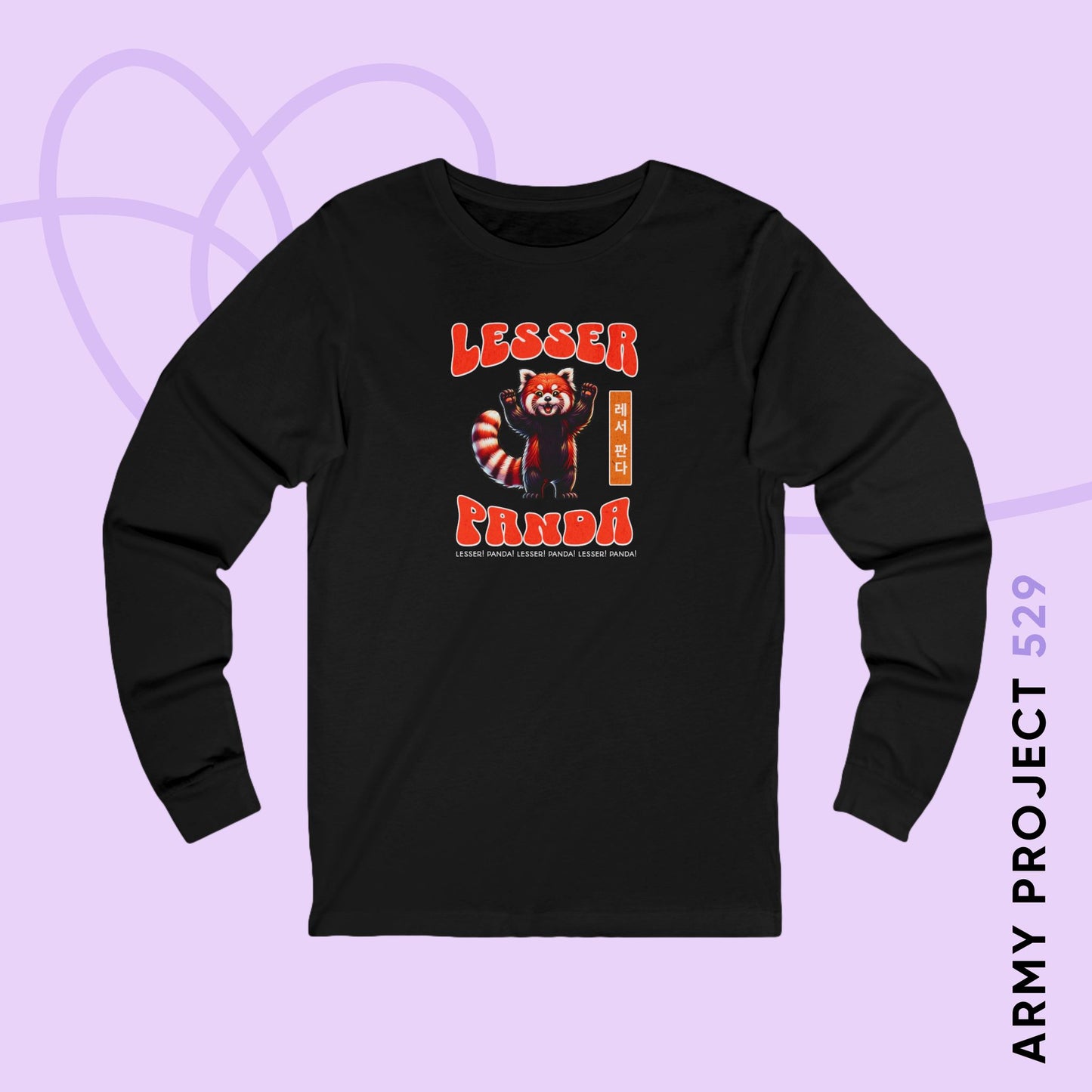 Lesser Panda Unisex Jersey Long Sleeve Tee