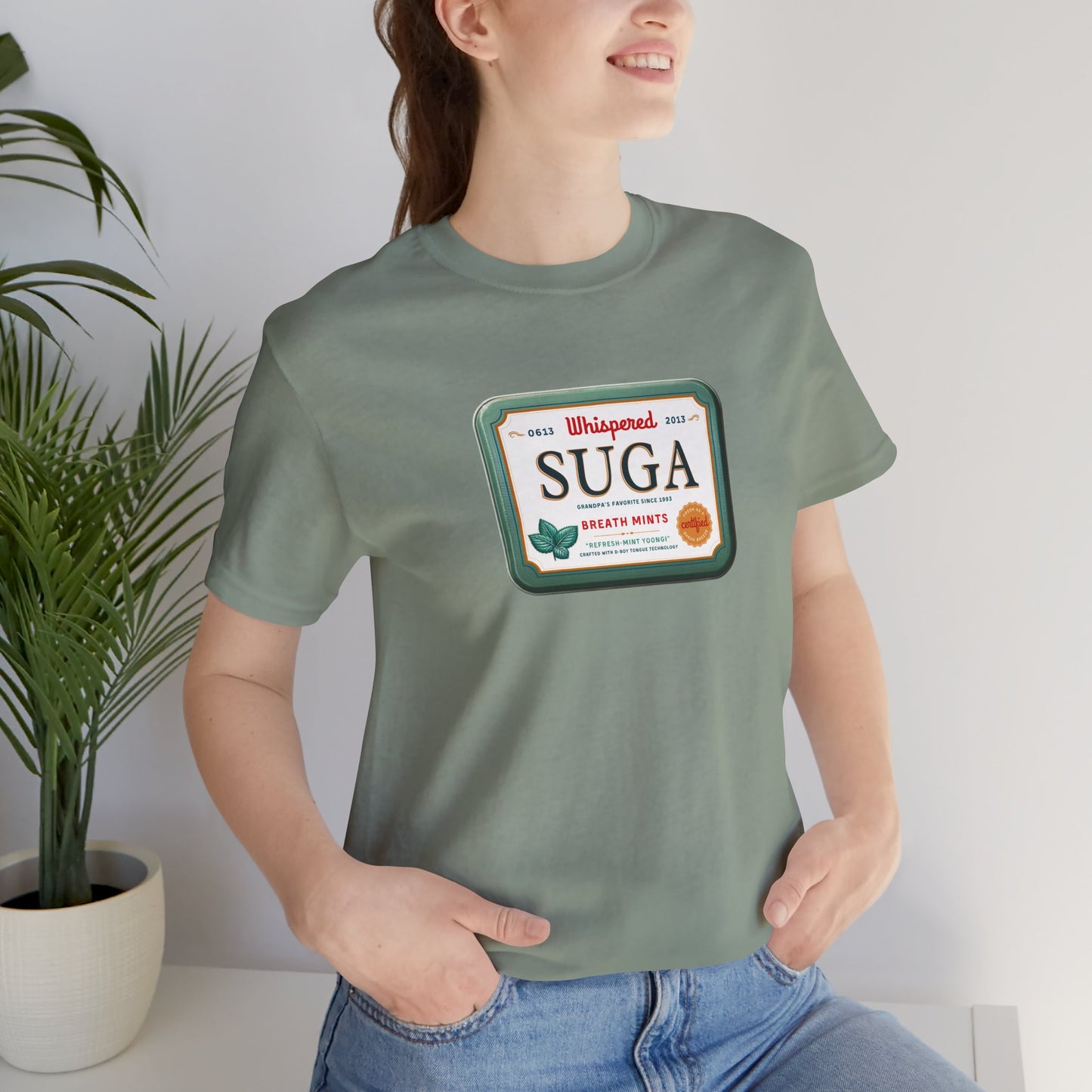 Whispered SUGA Unisex Jersey Short Sleeve Tee