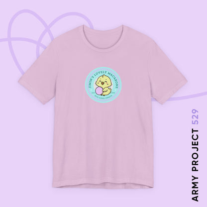Jimin Short Sleeve Shirt - Cute Fanmade BTS Merch - Jimin's Lovely Macarons - Soft Unisex T-Shirt