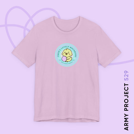 Jimin Lovely Macarons Unisex Jersey Short Sleeve Tee