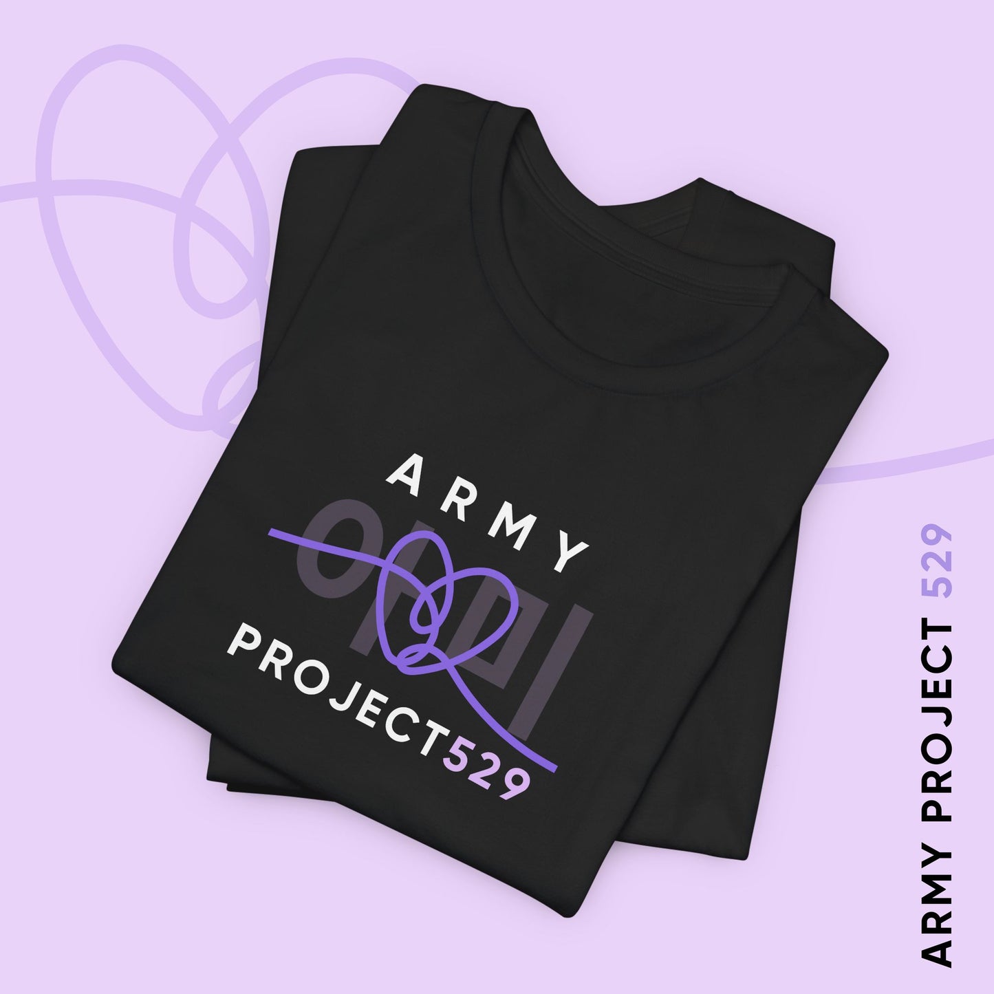ARMY Project 529 Unisex Jersey Short Sleeve Tee