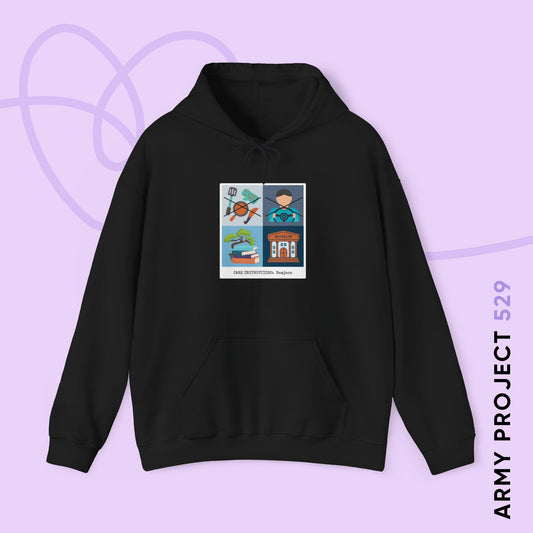 Namjoon Hoodie - Funny Fanmade BTS Merch - Care Instructions - Cozy Unisex Sweatshirt