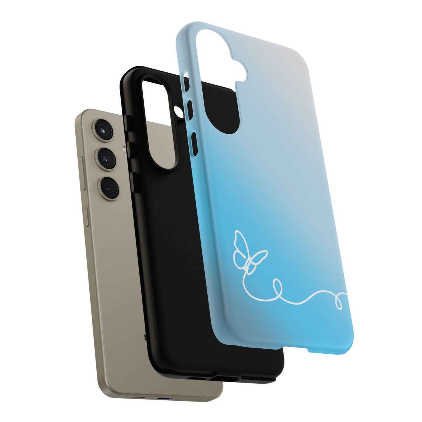 Clear Sunrise Ombre Tough Phone Case