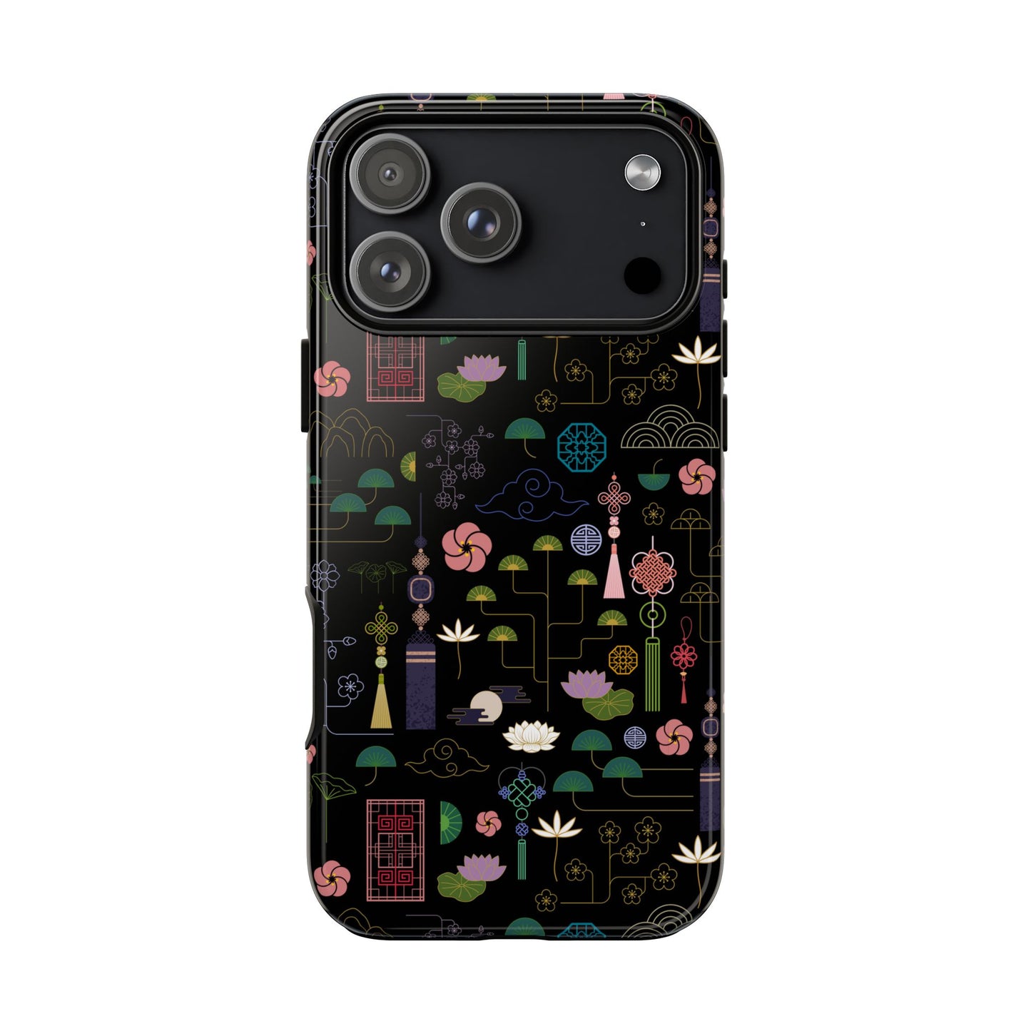 Norigae Night Garden Tough Phone Case - Elegant K-Pop Merch - iPhone, Galaxy, Pixel Cover