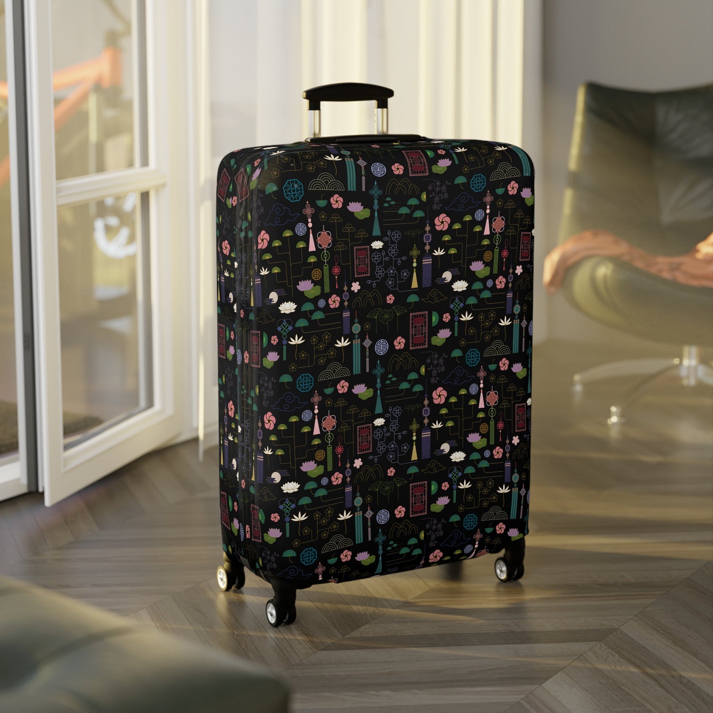 Norigae Night Garden Luggage Cover