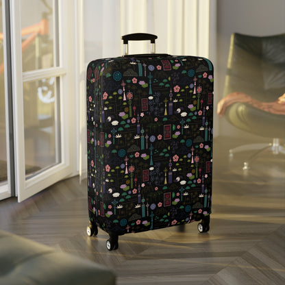 Norigae Night Garden Luggage Cover