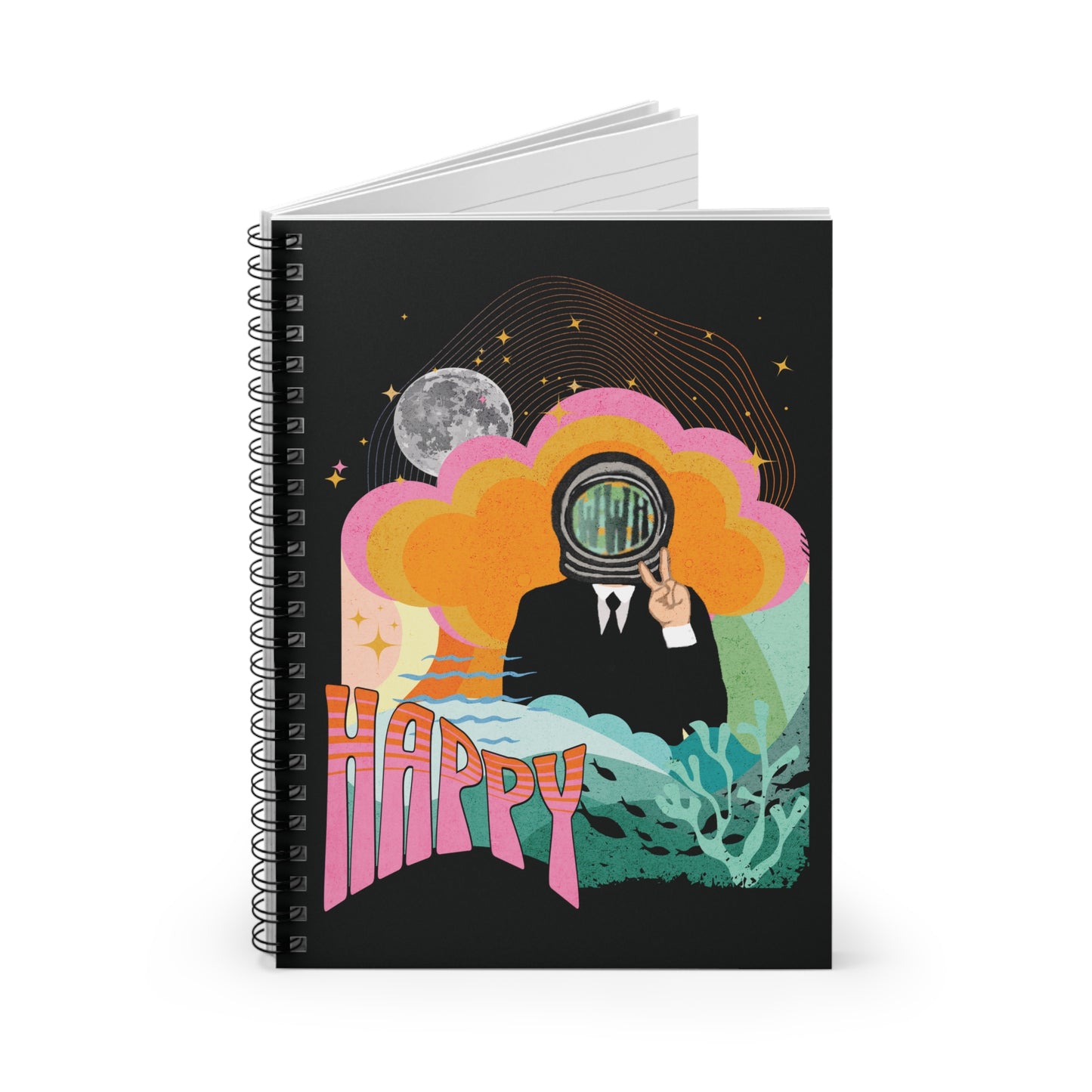 Jin 1960s Retro Series Spiral Notebook