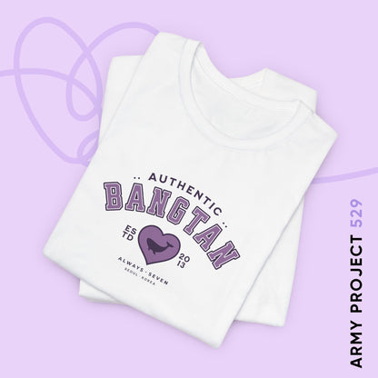OT7 Short Sleeve Shirt - Bangtan Athletics - Fanmade BTS Merch - Unisex Jersey T-Shirt