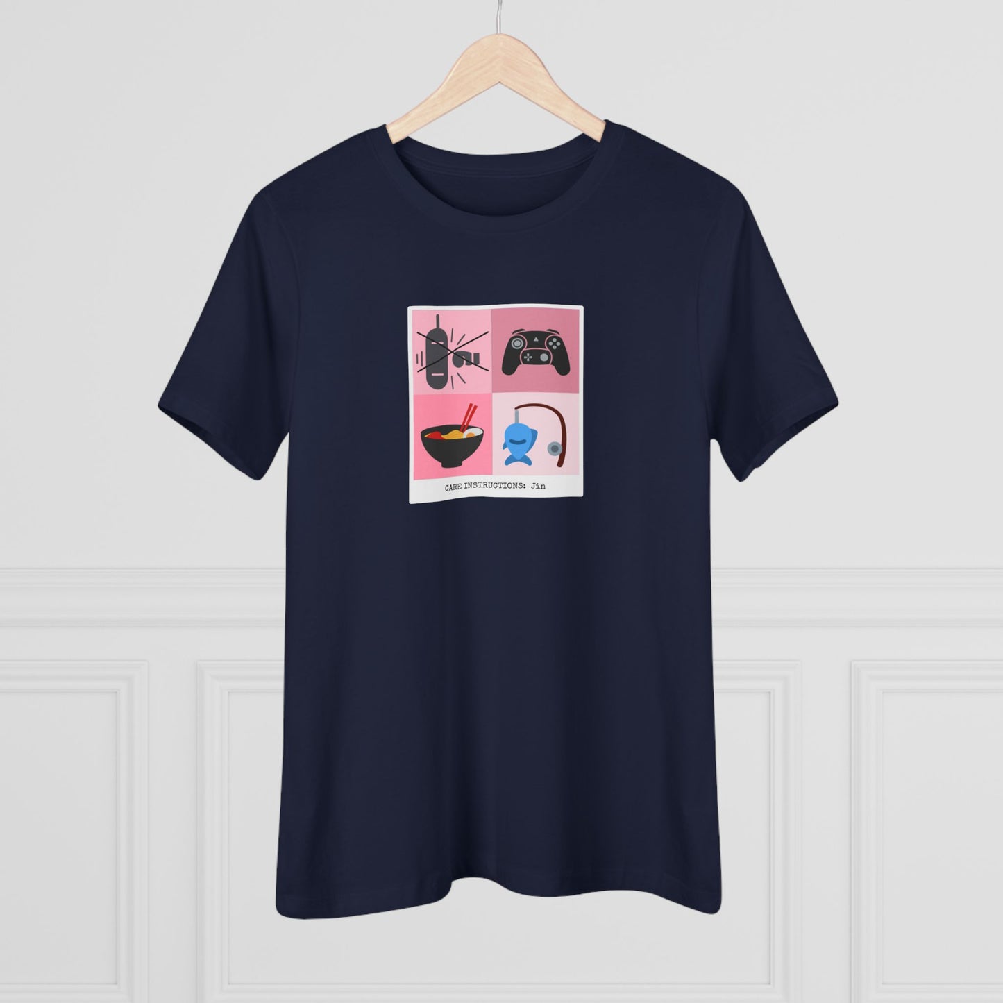 Seokjin Care Instructions Women's Relaxed Jersey Short Sleeve Tee