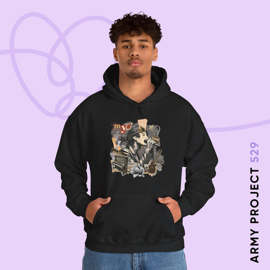 Yoongi 2010s Retro Series Unisex Heavy Blend™ Hoodie