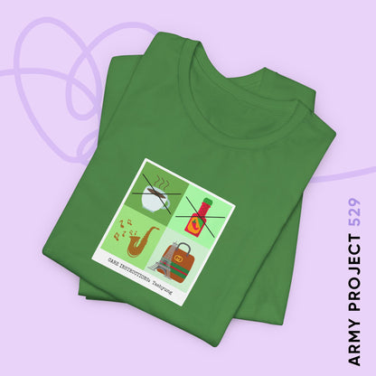 Taehyung Care Instructions Unisex Jersey Short Sleeve Tee