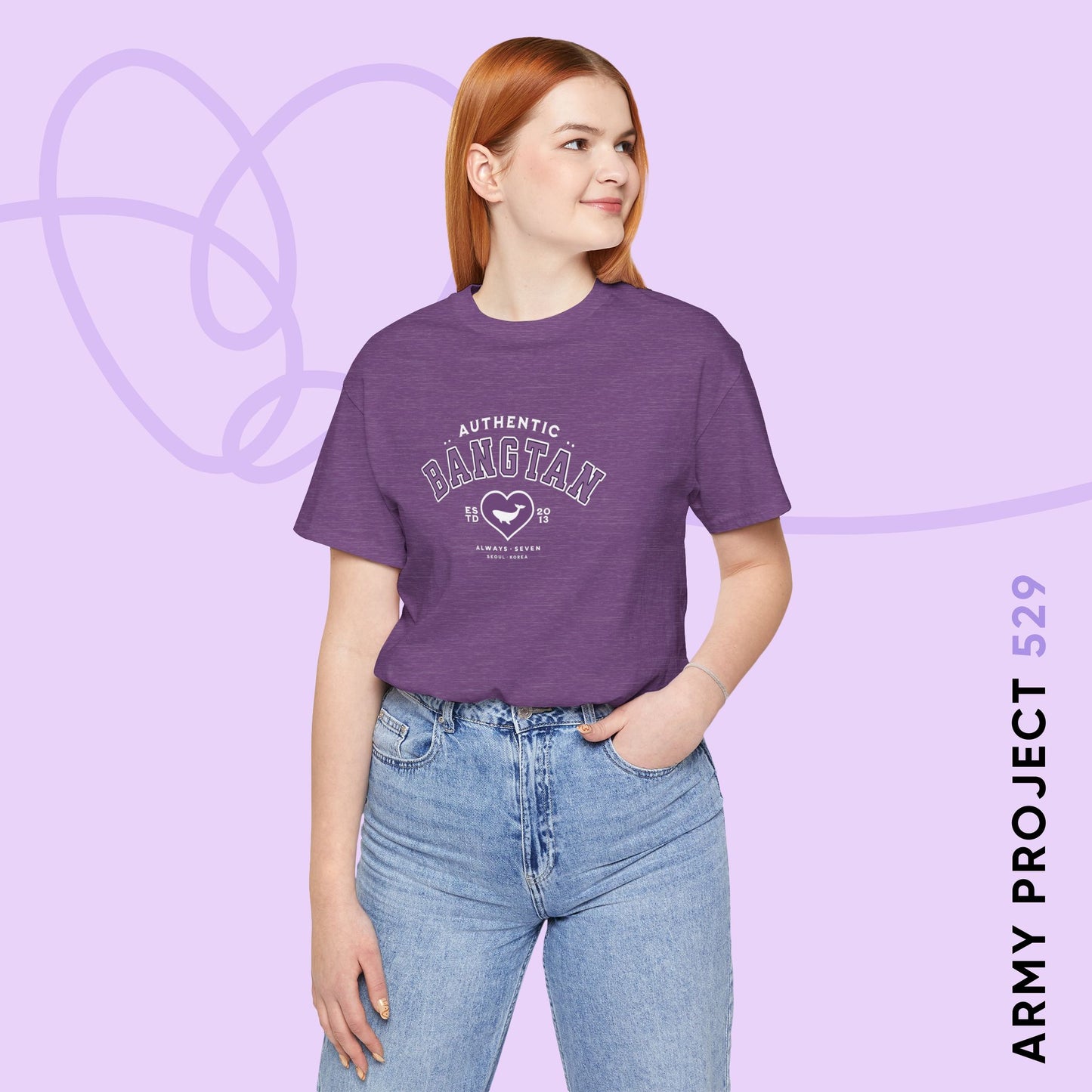 OT7 Short Sleeve Shirt - Bangtan Athletics - Fanmade BTS Merch - Unisex Jersey T-Shirt