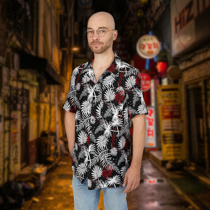 Tropical Chopsticks Unisex Hawaiian Button-Down Shirt