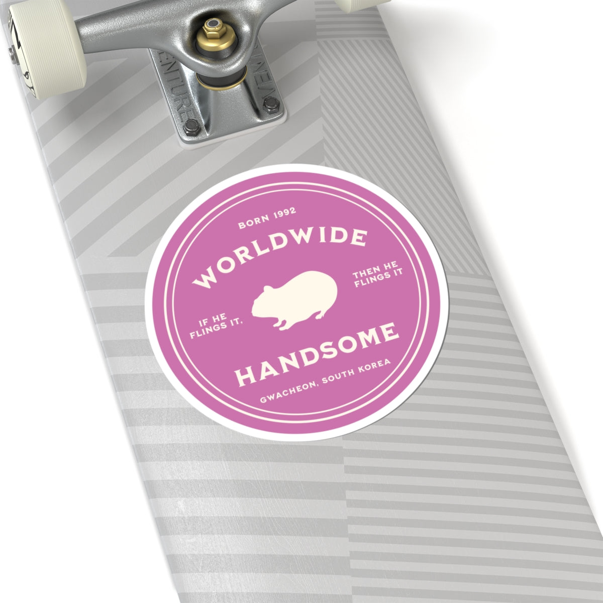 Worldwide Handsome Badge Series Vinyl Sticker
