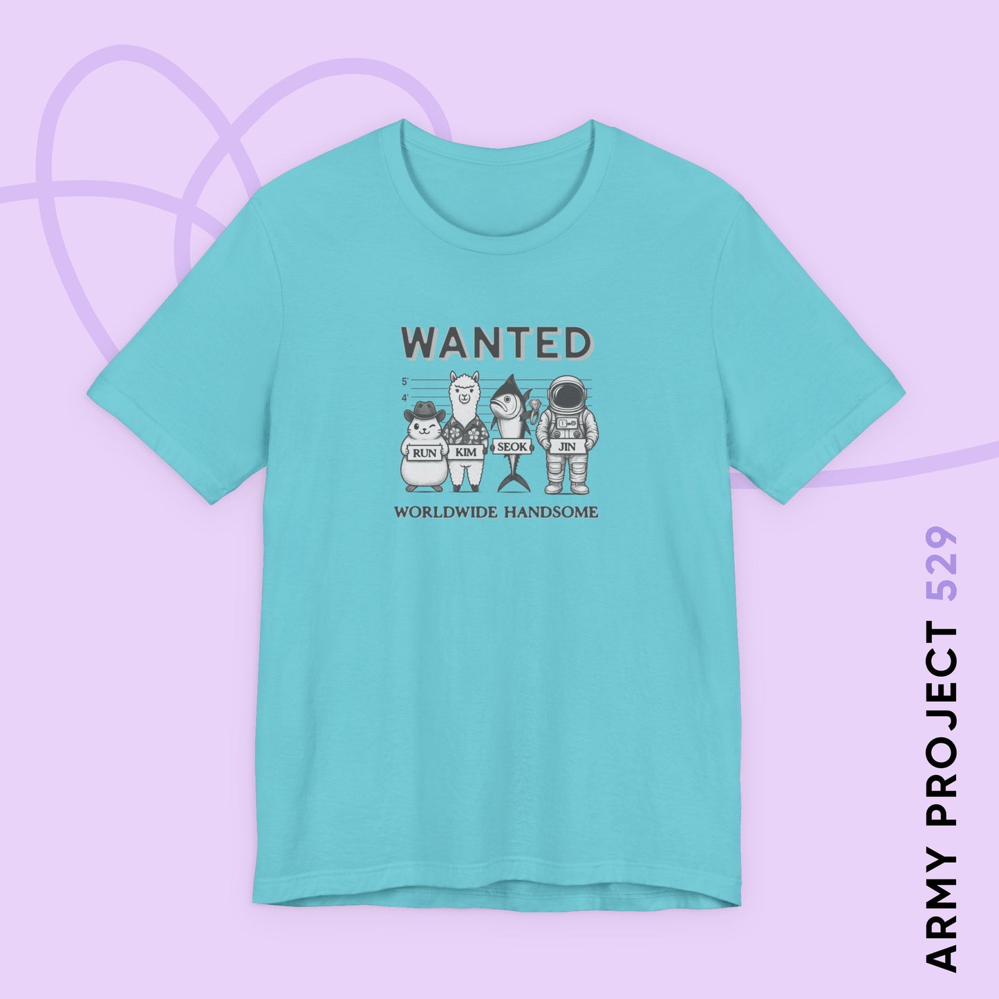 Run Kim Seokjin Unisex Jersey Short Sleeve Tee