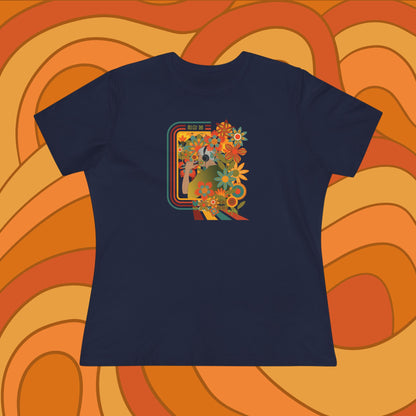 Namjoon 1970s Retro Series Women's Relaxed Jersey Short Sleeve Tee