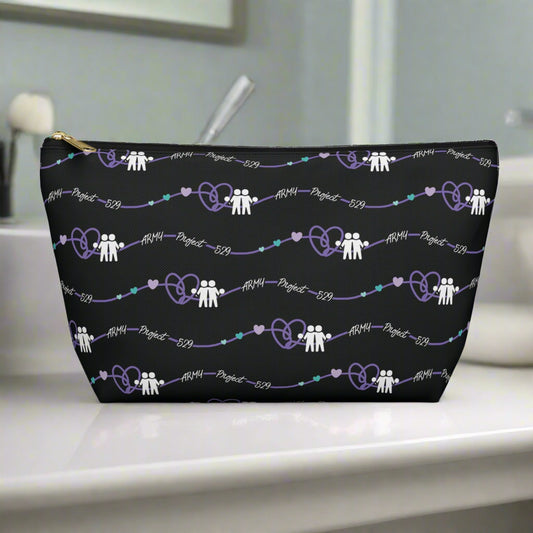 AP529 Heartline Logo Accessory Pouch w/ T-bottom