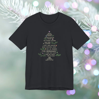 OT7 Short Sleeve Shirt - 12 Days of Bangtan - Fanmade BTS Merch - Unisex Jersey T-Shirt