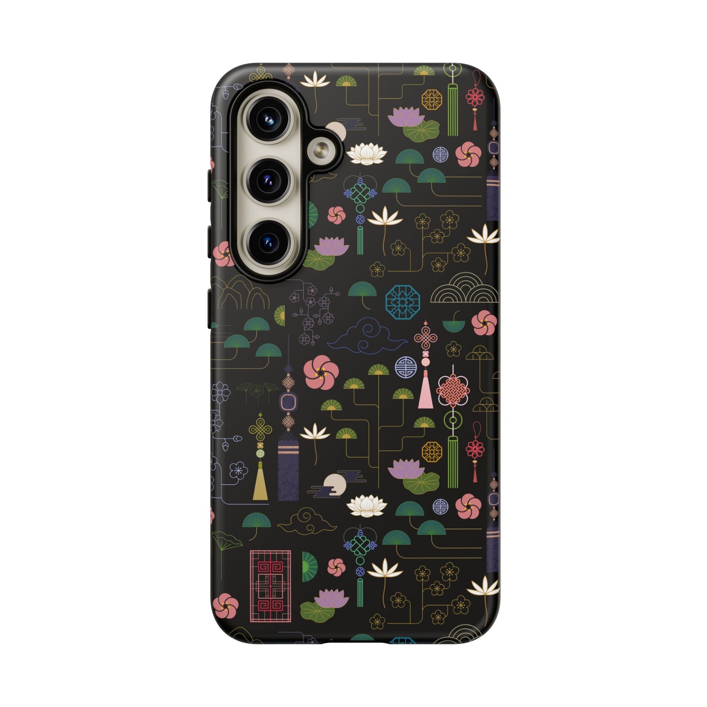 Norigae Night Garden Tough Phone Case - Elegant K-Pop Merch - iPhone, Galaxy, Pixel Cover