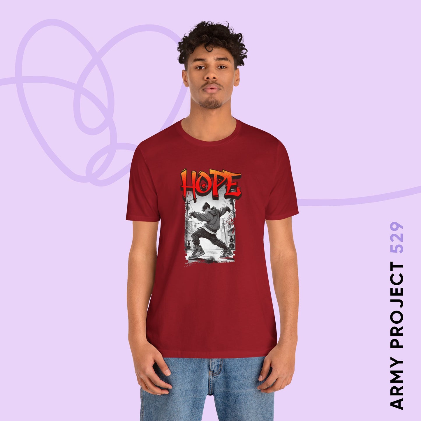 HOTS with Hope (Arson ver.) Unisex Jersey Short Sleeve Tee