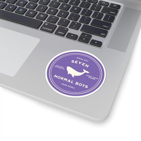 Seven Normal Boys Badge Series Vinyl Sticker