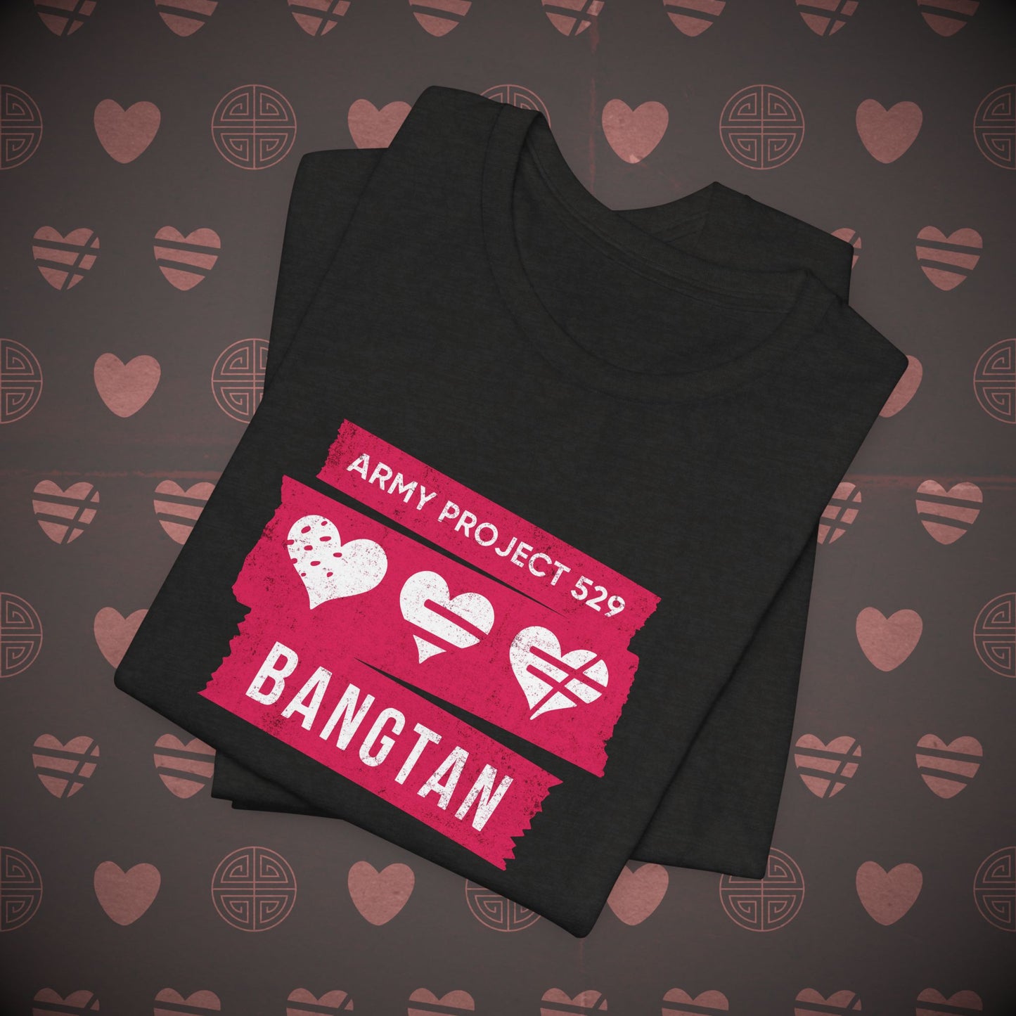 OT7 Short Sleeve Shirt (Red) - AP529 <3 Bangtan - Unisex Jersey T-Shirt
