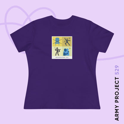 Jimin Women's Tee - Funny Fanmade BTS Merch - Care Instructions - Soft Jersey T-Shirt