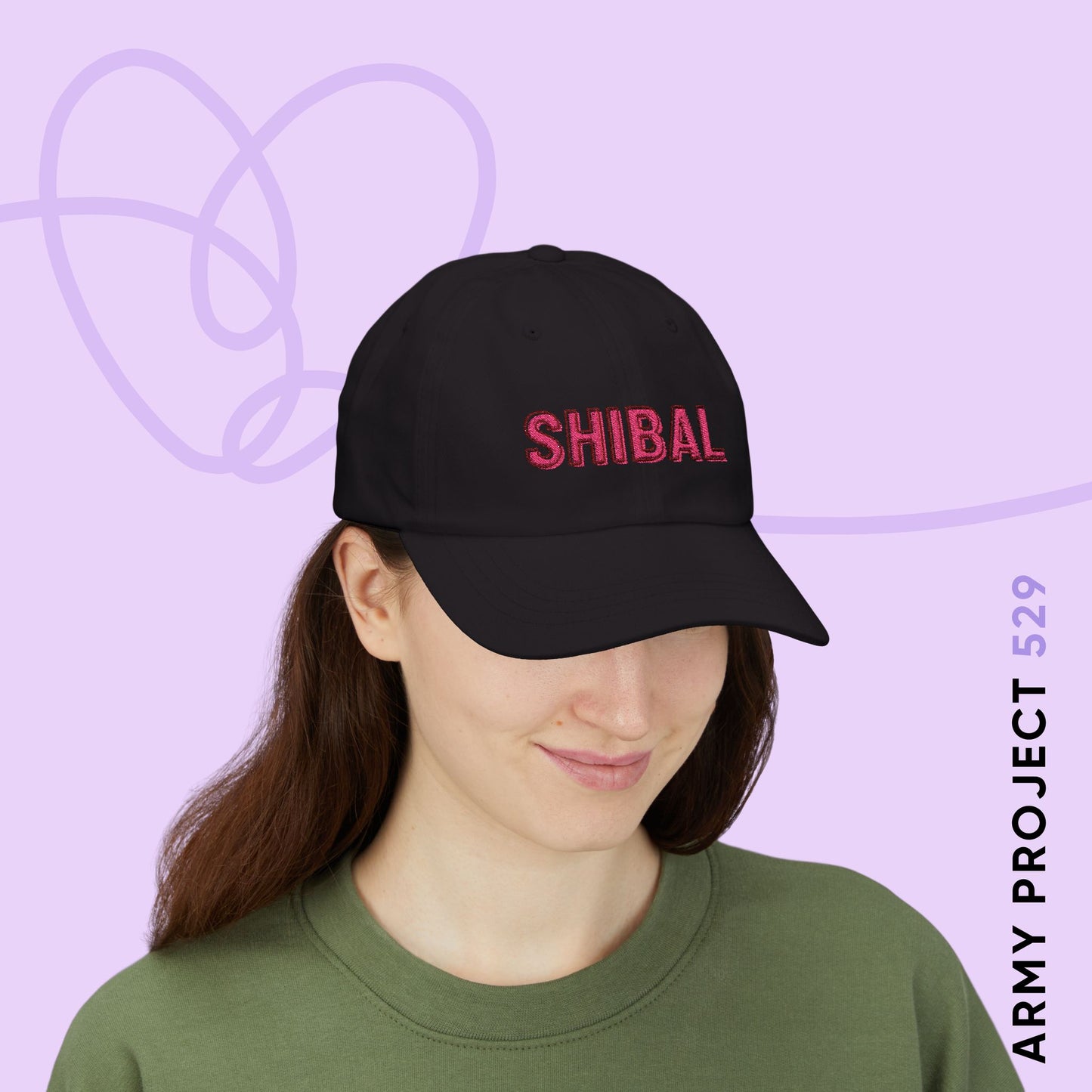Shibal Bold Embroidered Baseball Cap